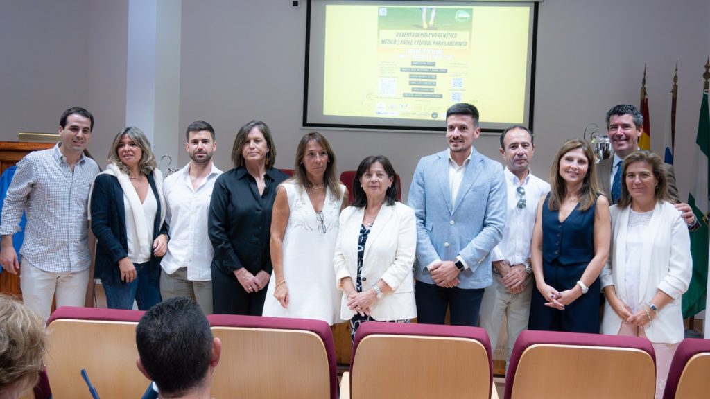 Presentacion encuentro benéfico deportivo en favor de la Fundación Laberinto