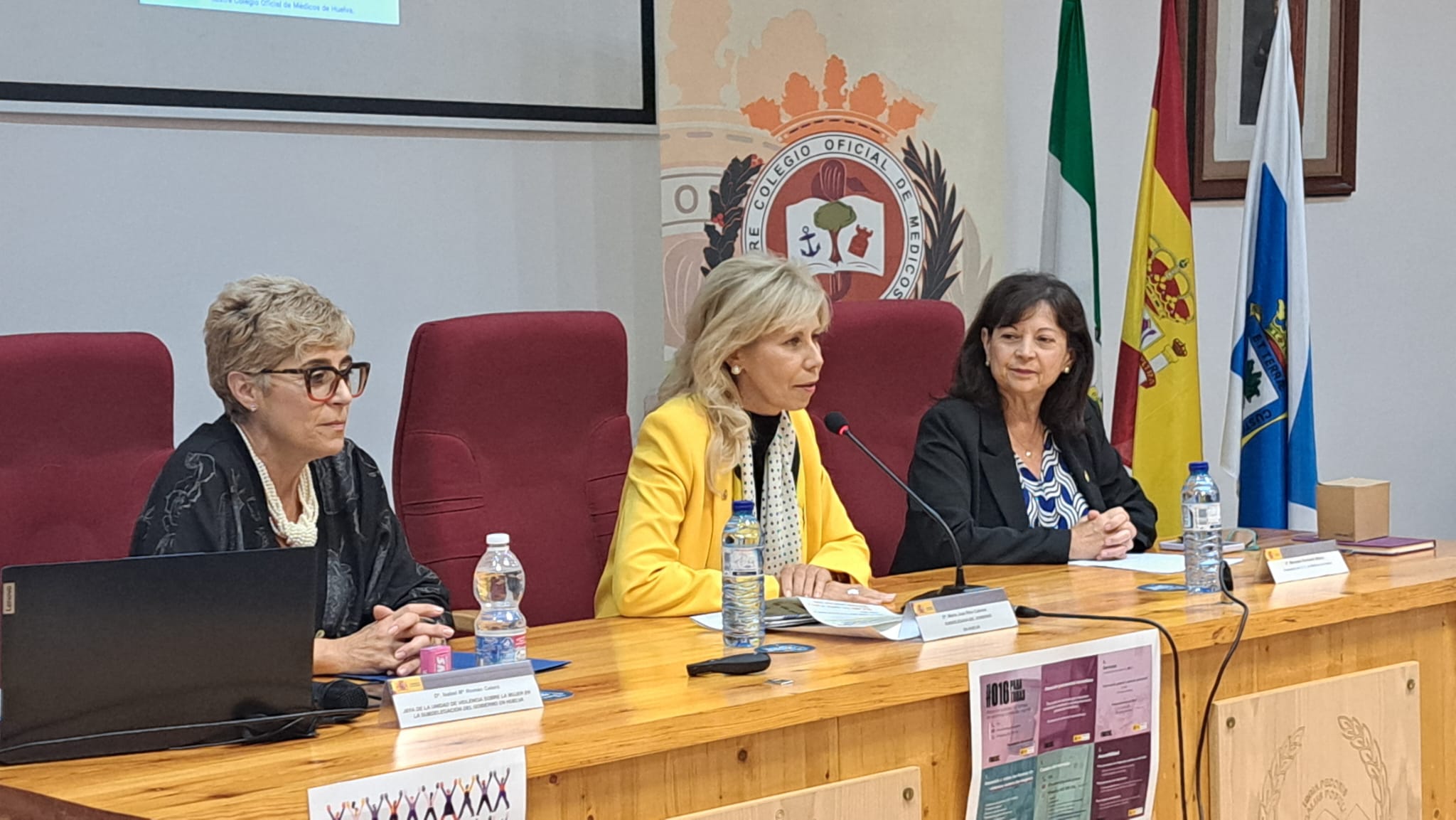 Jornada sumisión química Subdelegación Gobierno Huelva, en Colegio de Médicos