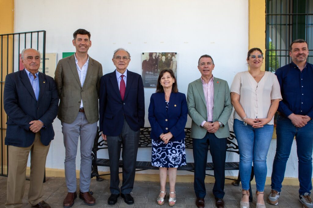 HOMENAJE SANTIAGO RAMÓN Y CAJAL PLACA MINAS DE RIOTINTO