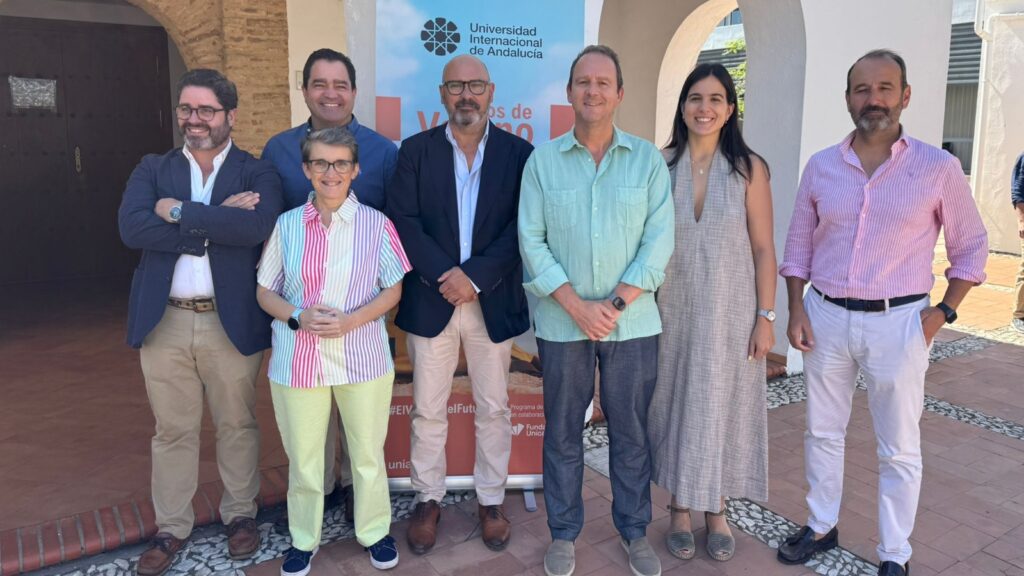rector UNIA y ponentes