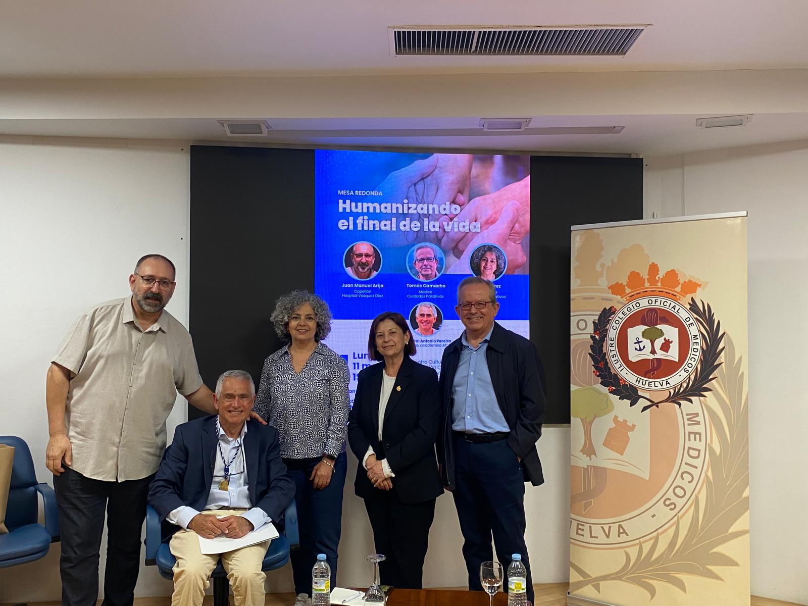 jornada sobre humanizar el final de la vida colegio de médicos huelva, unidad cuidados paliativos huelva